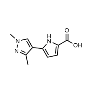 5-(1,3-Dimethyl-1H-pyrazol-4-yl)-1H-pyrrole-2-carboxylic acid|CS-0043266