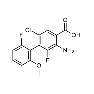 3-Amino-6-chloro-2,2'-difluoro-6'-methoxy-[1,1'-biphenyl]-4-carboxylic acid|CS-0043311