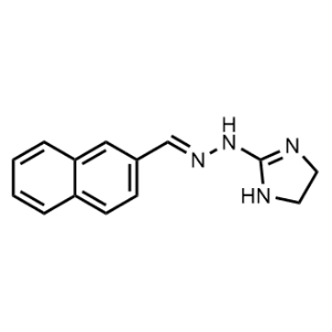 (E)-2-(2-(Naphthalen-2-ylmethylene)hydrazinyl)-4,5-dihydro-1H-imidazole|CS-0045443