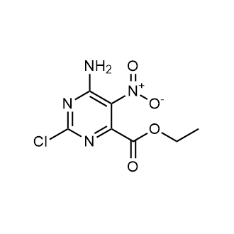 Ethyl 6-amino-2-chloro-5-nitropyrimidine-4-carboxylate|CS-0045996