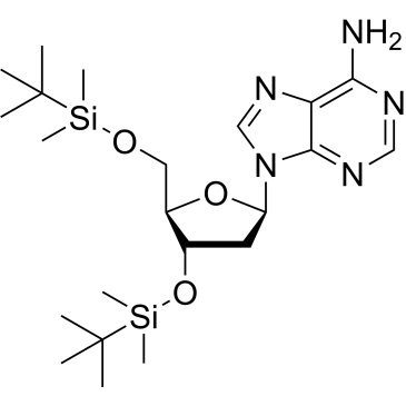 9-((2R,4S,5R)-4-((tert-Butyldimethylsilyl)oxy)-5-(((tert-butyldimethylsilyl)oxy)methyl)tetrahydrofuran-2-yl)-9H-purin-6-amine|CS-0046128