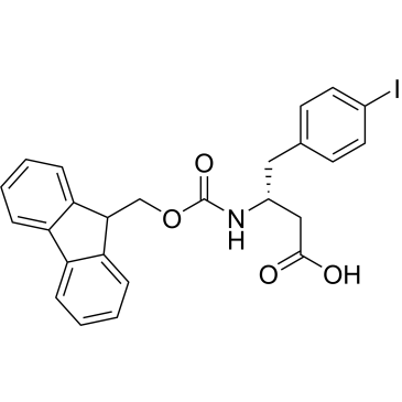 (R)-3-((((9H-Fluoren-9-yl)methoxy)carbonyl)amino)-4-(4-iodophenyl)butanoic acid|CS-0046766