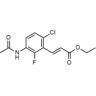 Ethyl (E)-3-(3-acetamido-6-chloro-2-fluorophenyl)acrylate|CS-0046904
