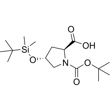 (2S,4R)-1-(tert-Butoxycarbonyl)-4-((tert-butyldimethylsilyl)oxy)pyrrolidine-2-carboxylic acid|CS-0047177