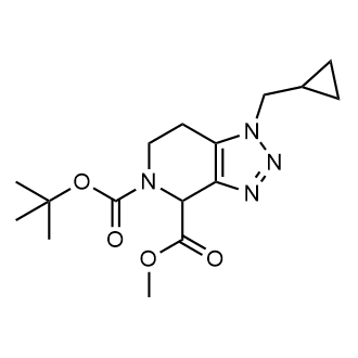5-(tert-Butyl) 4-methyl 1-(cyclopropylmethyl)-1,4,6,7-tetrahydro-5H-[1,2,3]triazolo[4,5-c]pyridine-4,5-dicarboxylate|CS-0047478