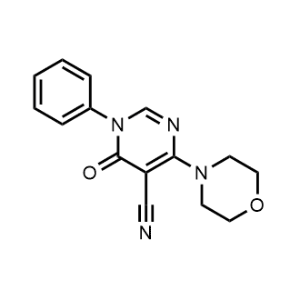 4-Morpholino-6-oxo-1-phenyl-1,6-dihydropyrimidine-5-carbonitrile|CS-0047715