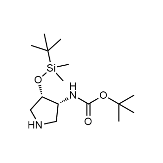tert-Butyl N-[(3R,4S)-4-[(tert-Butyldimethylsilyl)oxy]pyrrolidin-3-yl]carbamate|CS-0048002