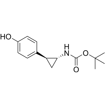 tert-Butyl N-[(1R,2S)-rel-2-(4-hydroxyphenyl)cyclopropyl]carbamate|CS-0048039