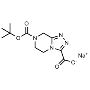 Sodium 7-[(tert-butoxy)carbonyl]-5H,6H,7H,8H-[1,2,4]triazolo[4,3-a]pyrazine-3-carboxylate|CS-0048701