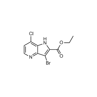 Ethyl 3-bromo-7-chloro-1H-pyrrolo[3,2-b]pyridine-2-carboxylate|CS-0049489