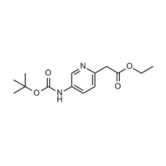 Ethyl 2-(5-{[(tert-butoxy)carbonyl]amino}pyridin-2-yl)acetate|CS-0049534