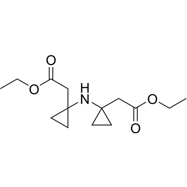 Ethyl 2-(1-{[1-(2-ethoxy-2-oxoethyl)cyclopropyl]amino}cyclopropyl)acetate|CS-0049545