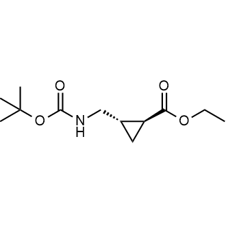 Ethyl (1R,2R)-rel-2-(Boc-aminomEthyl)cyclopropanecarboxylate|CS-0049584