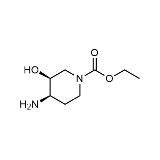 cis-4-Amino-3-hydroxy-1-piperidinecarboxylic acid ethyl ester|CS-0049683