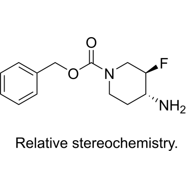 rel-(Benzyl 3R,4R)-4-amino-3-fluoropiperidine-1-carboxylate|CS-0049794