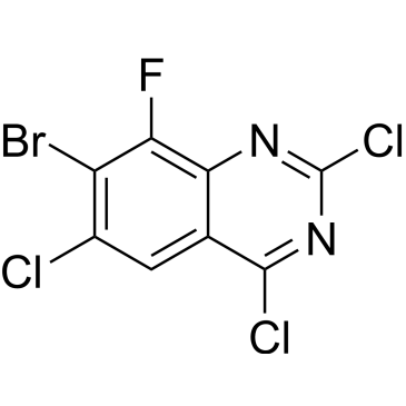 7-Bromo-2,4,6-trichloro-8-fluoroquinazoline|CS-0050096