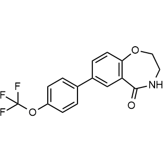 7-[4-(Trifluoromethoxy)phenyl]-2,3,4,5-tetrahydro-1,4-benzoxazepin-5-one|CS-0050116