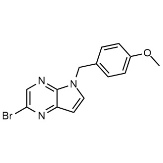 2-Bromo-5-[(4-methoxyphenyl)methyl]-5H-pyrrolo[2,3-b]pyrazine|CS-0051999