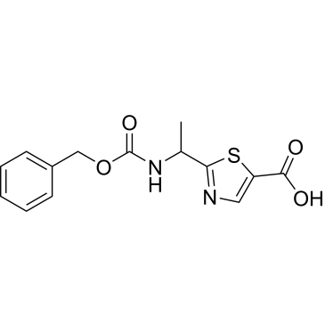 2-(1-(((Benzyloxy)carbonyl)amino)ethyl)thiazole-5-carboxylic acid|CS-0052332