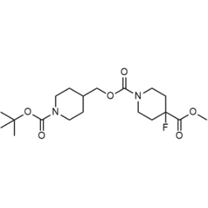 1-{1-[(tert-Butoxy)carbonyl]piperidin-4-yl}methyl 4-methyl 4-fluoropiperidine-1,4-dicarboxylate|CS-0052661