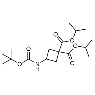 Diisopropyl 3-((tert-butoxycarbonyl)amino)cyclobutane-1,1-dicarboxylate|CS-0052772