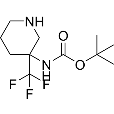 tert-Butyl (3-(trifluoromethyl)piperidin-3-yl)carbamate|CS-0053971