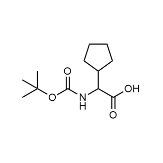 2-((tert-Butoxycarbonyl)amino)-2-cyclopentylacetic acid|CS-0054498