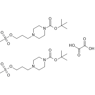 tert-Butyl 4-(3-((methylsulfonyl)oxy)propyl)piperazine-1-carboxylate hemioxalate|CS-0055042
