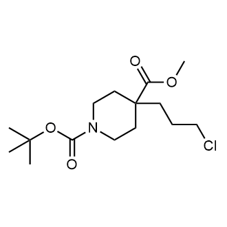 1-tert-Butyl 4-methyl 4-(3-chloropropyl)piperidine-1,4-dicarboxylate|CS-0055574