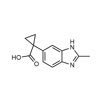 1-(2-Methyl-1H-benzimidazol-6-yl)cyclopropanecarboxylic acid|CS-0055706