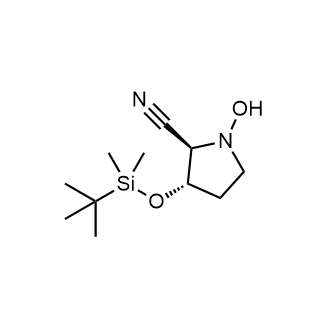 (2R,3S)-3-((tert-Butyldimethylsilyl)oxy)-1-hydroxypyrrolidine-2-carbonitrile|CS-0056056