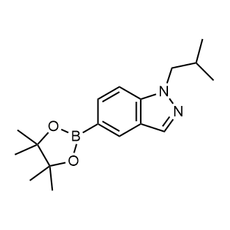 1-(2-Methylpropyl)-5-(4,4,5,5-tetramethyl-1,3,2-dioxaborolan-2-yl)-1H-indazole|CS-0056178
