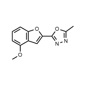 2-(4-Methoxy-1-benzofuran-2-yl)-5-methyl-1,3,4-oxadiazole|CS-0057909