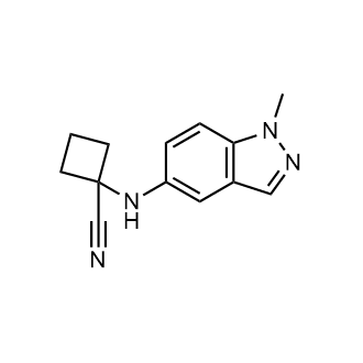 1-[(1-Methyl-1H-indazol-5-yl)amino]cyclobutane-1-carbonitrile|CS-0058089