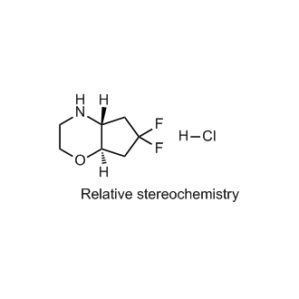 rel-(4aR,7aR)-6,6-difluorooctahydrocyclopenta[b][1,4]oxazine hydrochloride|CS-0058103