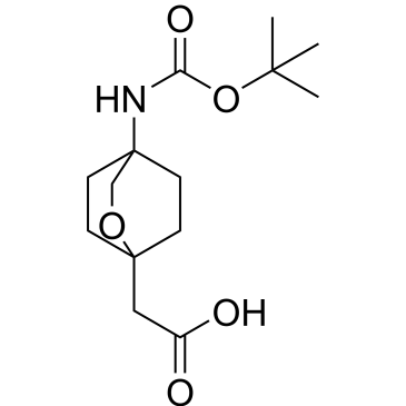 2-(4-((tert-Butoxycarbonyl)amino)-2-oxabicyclo[2.2.2]octan-1-yl)acetic acid|CS-0058904