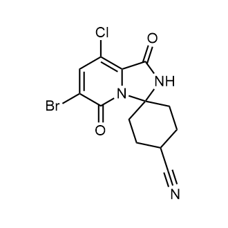 6'-Bromo-8'-chloro-1',5'-dioxo-1',5'-dihydro-2'H-spiro[cyclohexane-1,3'-imidazo[1,5-a]pyridine]-4-carbonitrile|CS-0059031