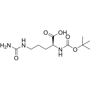 (S)-2-((tert-Butoxycarbonyl)amino)-5-ureidopentanoic acid|CS-0059158