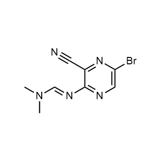 (E)-N'-(5-Bromo-3-cyanopyrazin-2-yl)-N,N-dimethylformimidamide|CS-0059679