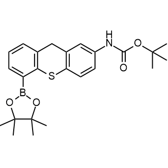 tert-Butyl (5-(4,4,5,5-tetramethyl-1,3,2-dioxaborolan-2-yl)-9H-thioxanthen-2-yl)carbamate|CS-0059821