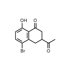 3-Acetyl-5-bromo-8-hydroxy-3,4-dihydronaphthalen-1(2H)-one|CS-0060074