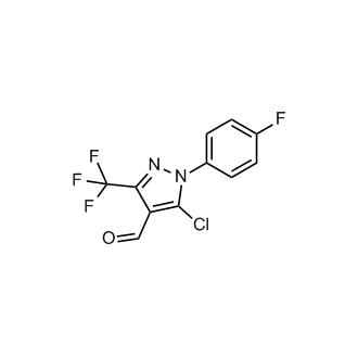 5-Chloro-1-(4-fluorophenyl)-3-(trifluoromethyl)pyrazole-4-carbaldehyde|CS-0060250