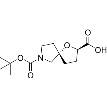 (2R,5S)-7-[(2-Methylpropan-2-yl)oxycarbonyl]-1-oxa-7-azaspiro[4.4]nonane-2-carboxylic acid|CS-0060916