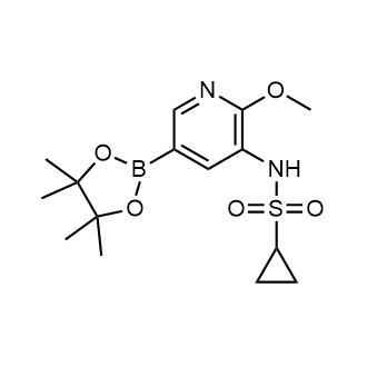N-(2-Methoxy-5-(4,4,5,5-tetramethyl-1,3,2-dioxaborolan-2-yl)pyridin-3-yl)cyclopropanesulfonamide|CS-0061095