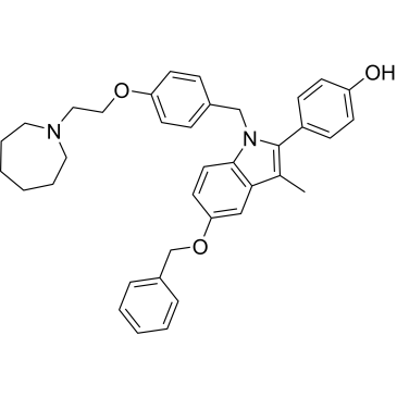 4-(1-(4-(2-(Azepan-1-yl)ethoxy)benzyl)-5-(benzyloxy)-3-methyl-1H-indol-2-yl)phenol|CS-0063848