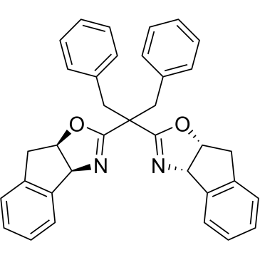 (3aS,3a'S,8aR,8a'R)-2,2'-(1,3-Diphenylpropane-2,2-diyl)bis(8,8a-dihydro-3aH-indeno[1,2-d]oxazole)|CS-0064051
