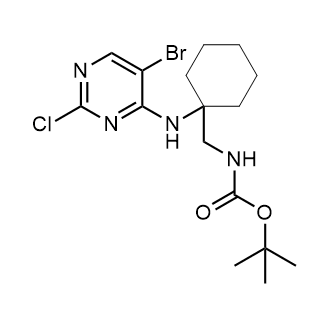 tert-Butyl ((1-((5-bromo-2-chloropyrimidin-4-yl)amino)cyclohexyl)methyl)carbamate|CS-0064769