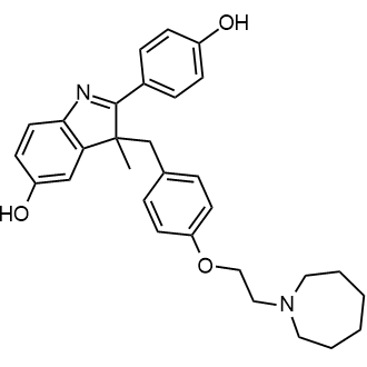 3-(4-(2-(Azepan-1-yl)ethoxy)benzyl)-2-(4-hydroxyphenyl)-3-methyl-3H-indol-5-ol|CS-0064951