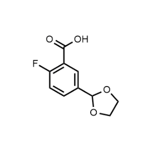 5-(1,3-Dioxolan-2-yl)-2-fluorobenzoic acid|CS-0067538