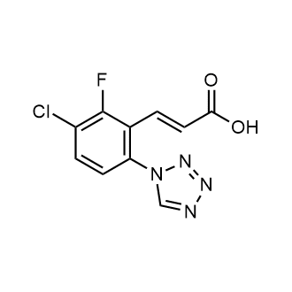(E)-3-(3-Chloro-2-fluoro-6-(1H-tetrazol-1-yl)phenyl)acrylic acid|CS-0067547